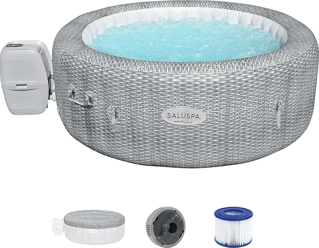 Bestway SaluSpa Honolulu AirJet 2 to 6 Person Inflatable Hot Tub